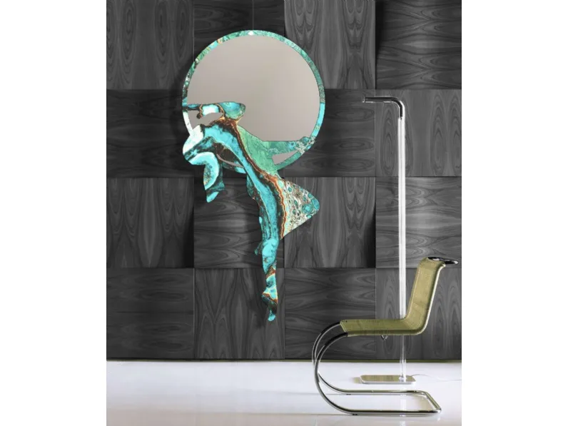 Specchio di design in metallo Acro 01 di Migliorino