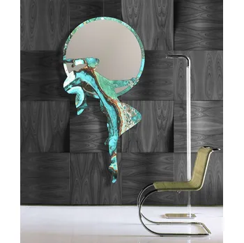 Specchio di design in metallo Acrobatic 02 di Migliorino