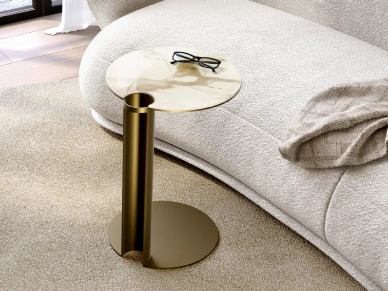 Tavolino Aldo con top in ceramica di Eforma