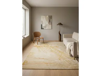 Alfombra Nepal Beige Gold