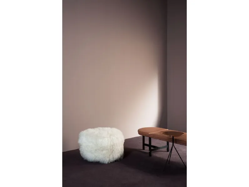 Pouf Anais in pelliccia di Baxter