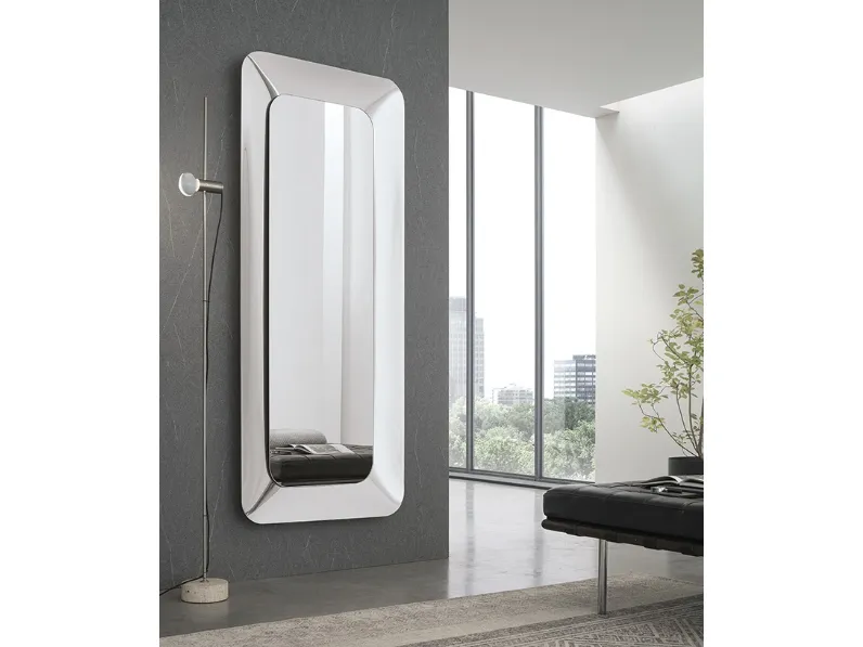 Specchiera con cornice in vetro curvato Anubi di Target Point