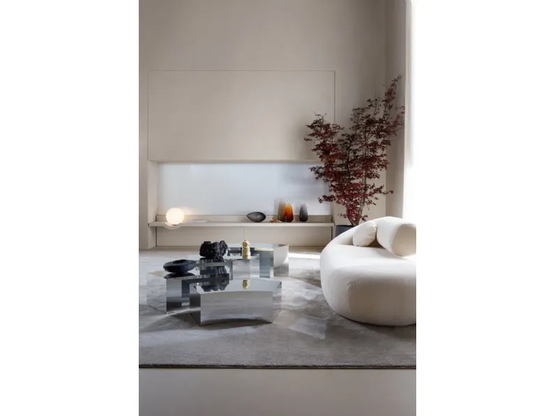 Tavolino Arch in alluminio di Gallotti&Radice