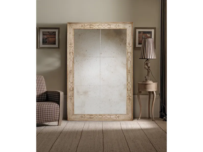 Specchiera con cornice in legno decorata Art 0059 di Vittorio Grifoni