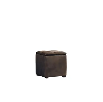 Pouf contenitore in tessuto dalla forma cubica Art 2312 di Vittorio Grifoni