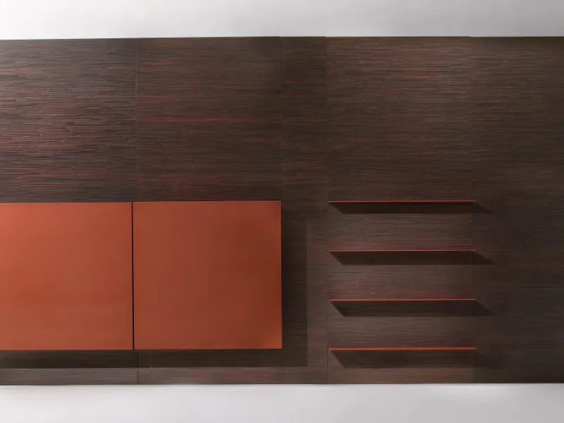 Contenitore pensile BD17 in legno laccato di Laura Meroni