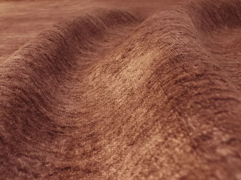 Tappeto Bamboo Shaded Mattone in bamboo e cotone di Carpet Edition