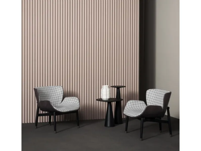 Tavolino in agglomerato di cemento Jove di Baxter