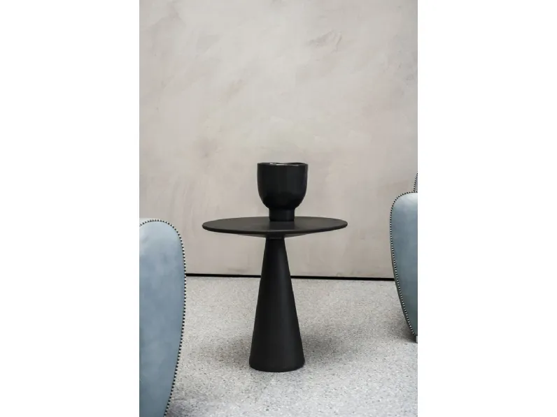 Tavolino in agglomerato di cemento Jove di Baxter