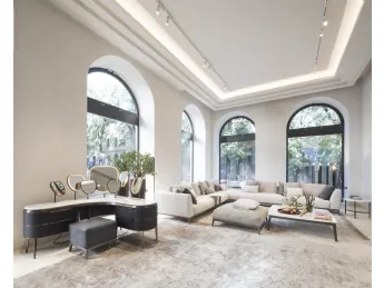 Berber Kela Stripe Beige-Grigio