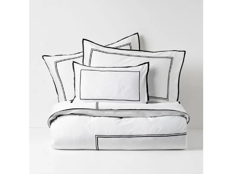 Biancheria da letto in cotone ricamato in raso Montecarlo di Tosconova