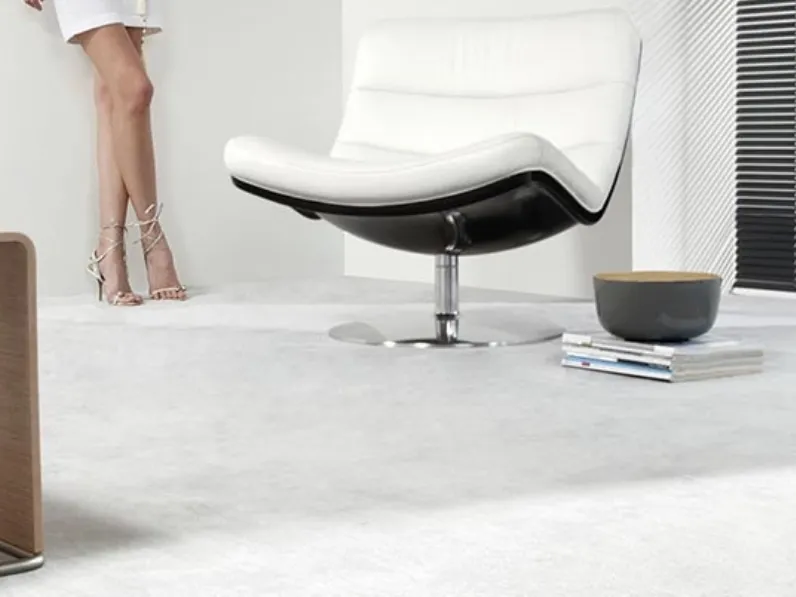 Tappeto in tessuto Bianco di Coren