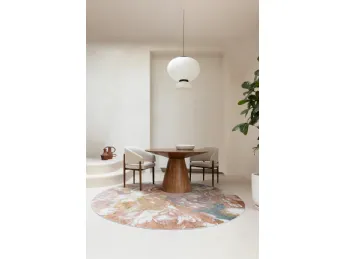 Il tappeto Bloom di Ligne Pure aggiunge un tocco di eleganza naturale a ogni ambiente.