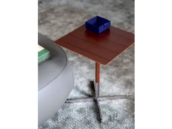 Tavolino quadrato Bob di Poltrona Frau