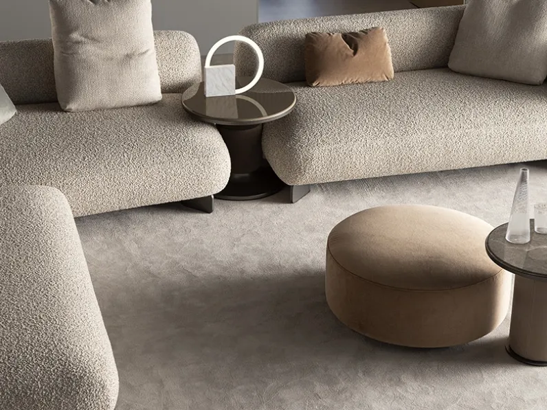 Tavolino Bobbin con top in pietra di Art Nova