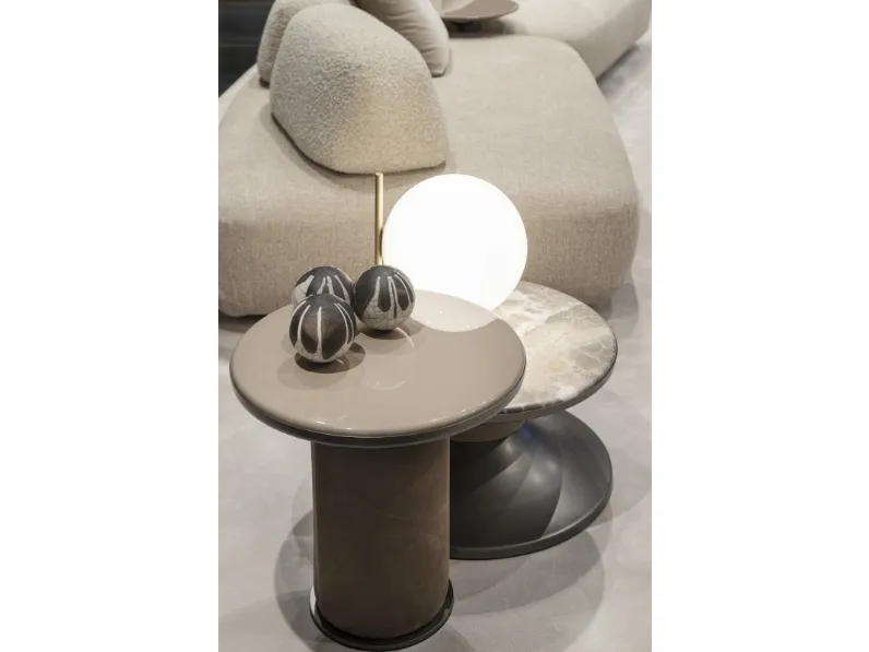 Tavolino Bobbin con top in pietra o laccato di Art Nova