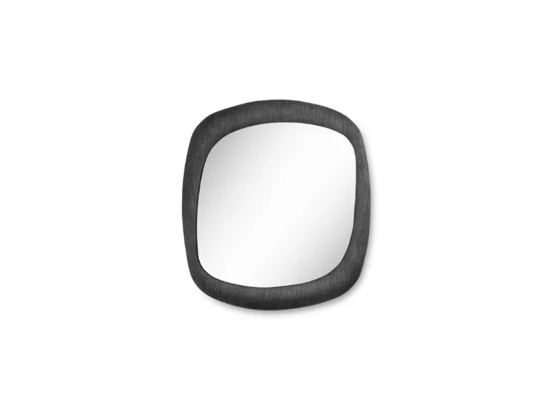 Specchio con cornice in tessuto Bold H120 di Midj
