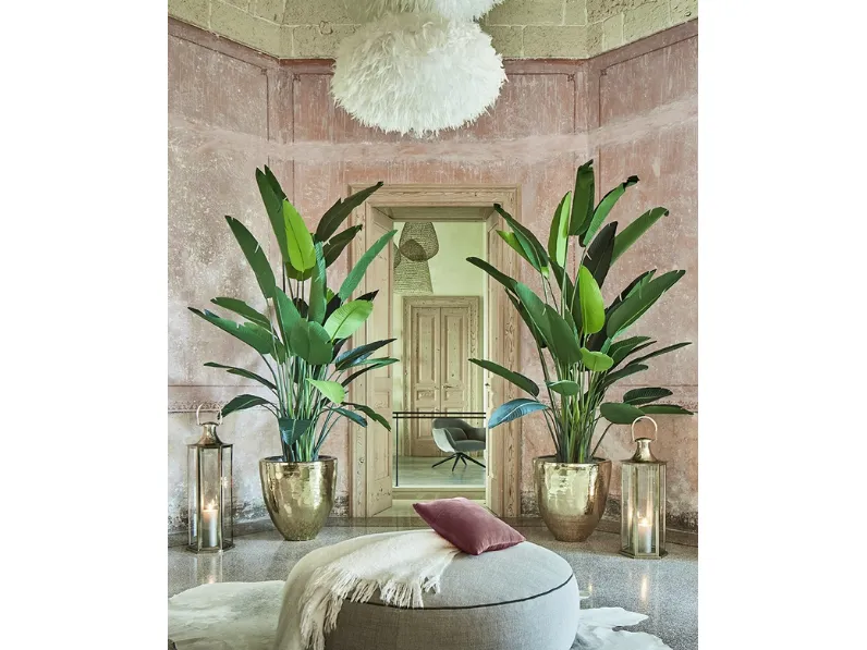 Lanterna dorata Brass Esagon di EDG