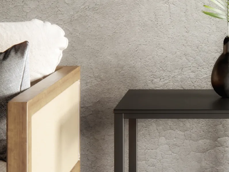 Tavolino in acciaio elettrozincato Brunch TA di Ambiance Italia