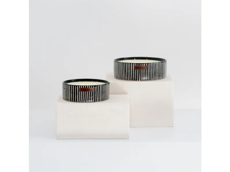 Candela Céramic Collection Zebrata di Côté Bougie