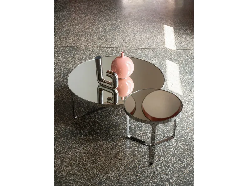 Tavolini in vetro Cage di Tacchini