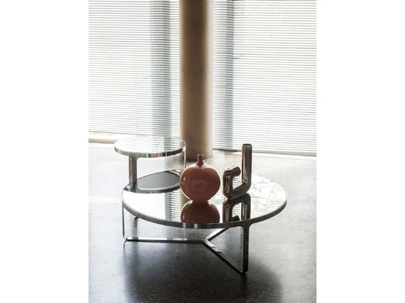Tavolini in vetro Cage di Tacchini
