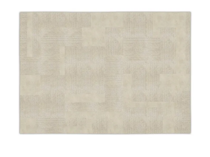 Tappeto Caldes colore corda in Visrayon e Botanical Silk di B&B Italia