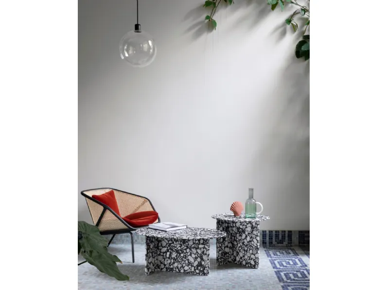 Tavolino Chap in marmo Palladio Moro di Miniforms