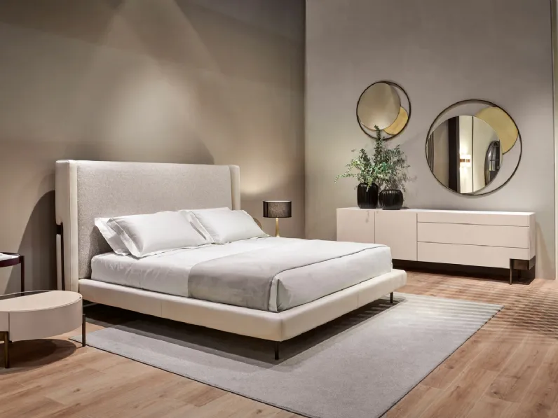 Specchio con struttura esterna in acciaio Circe di Cantori