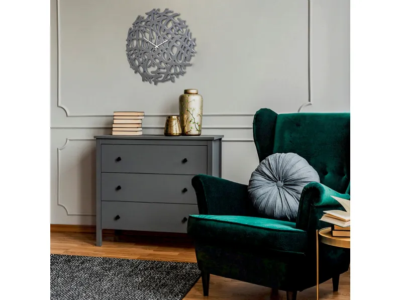 Orologio in ceramica laccata Clark di Pintdecor