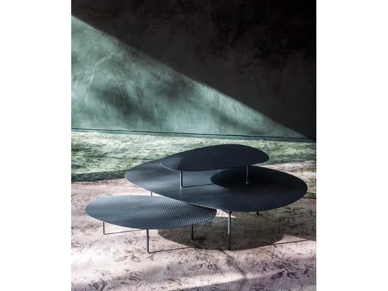 Tavolino in acciaio Cloud di Moroso