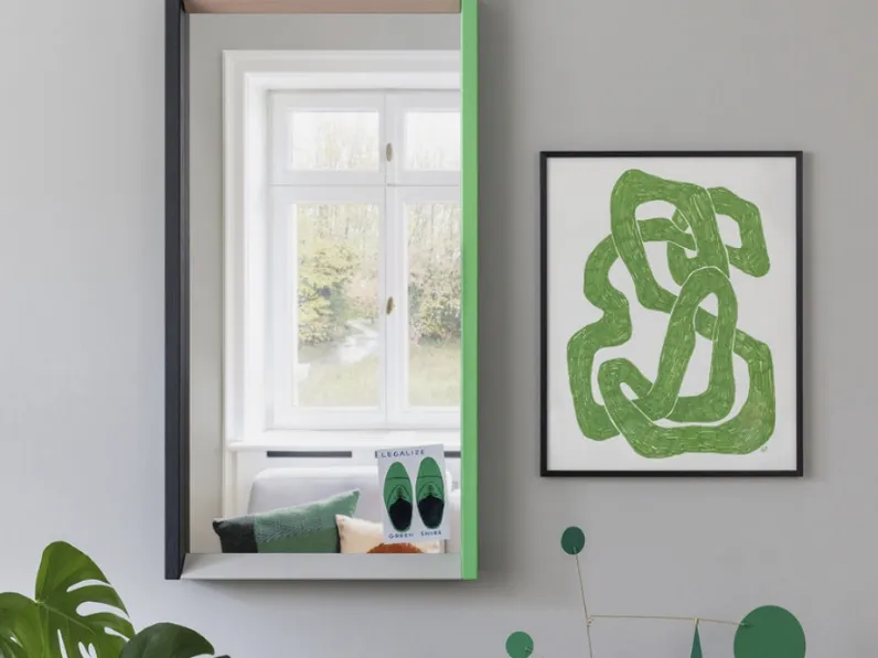 Spcchio Colour Frame Mirror di Vitra