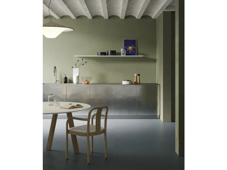 Top Cucina Concrete Look Cementum Lead Natural di Marazzi