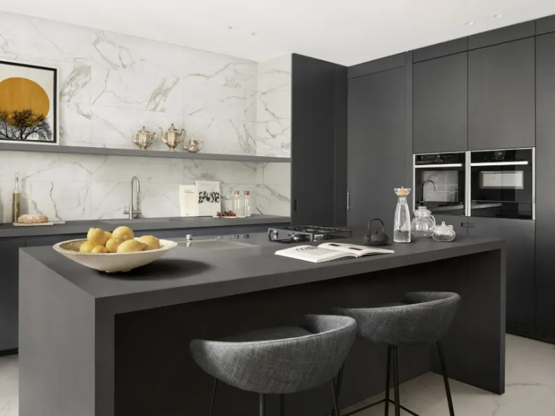 Top Cucina Concrete Look Cementum di Marazzi