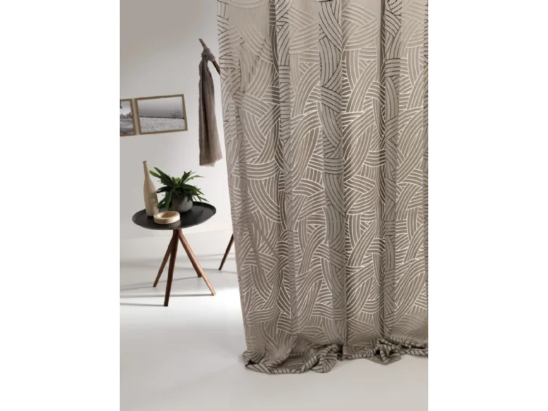 Tenda con motivo geometrico Cosmica 04 di Acro Texture