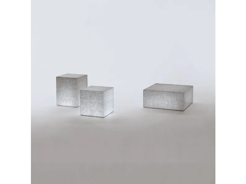 Tavolino Crack con luce dimmerabile di Glas Italia
