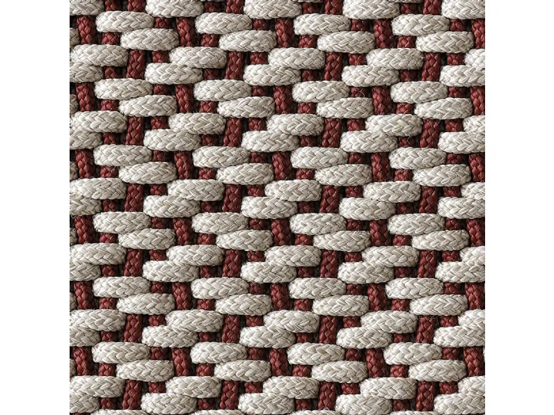 Tappeto in polipropilene con effetto lavorazione ad uncinetto Crochet di Leolori