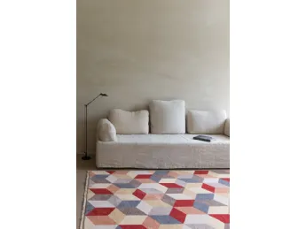 Il tappeto Cube di Ligne Pure unisce design geometrico e comfort eccezionale.