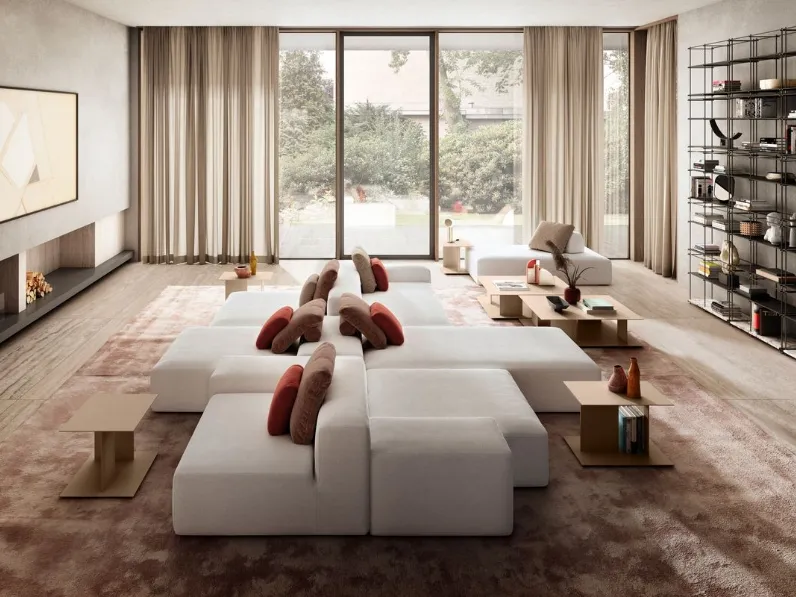 Tavolino laccato opaco Cube di Vibieffe