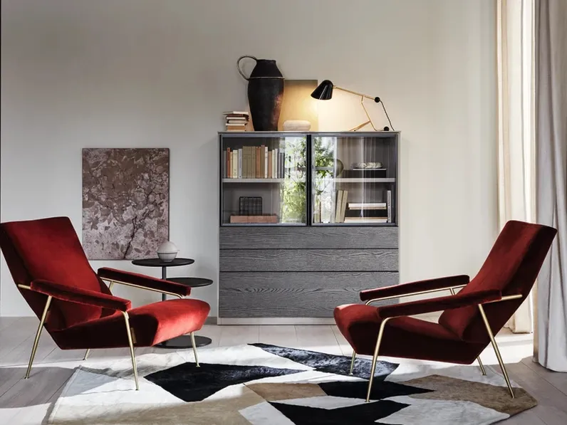 Tappeto in pelle di cavallino D-754-1 di Molteni & C