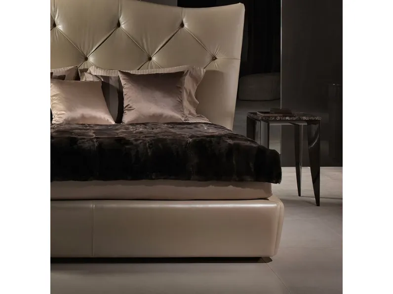 Tavolino Dante in marmo e legno massello di Daytona Home