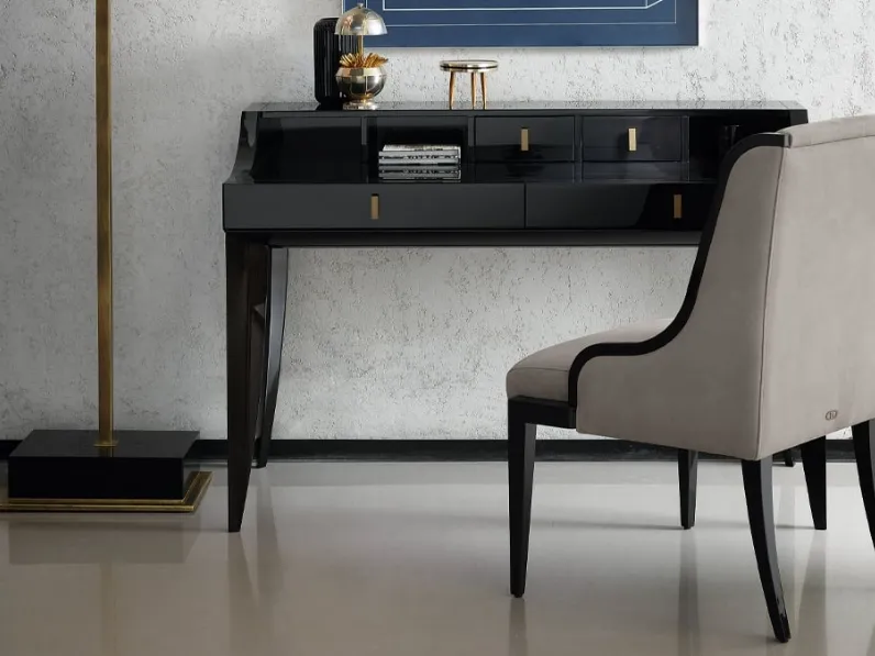 Scrittoio in legno laccato lucido Dante di Daytona Home