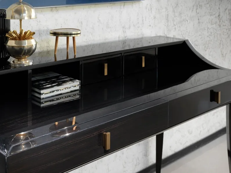 Scrittoio in legno laccato lucido Dante di Daytona Home