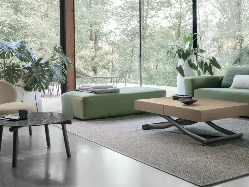 Tavolino trasformabile Dione Wood di Target Point