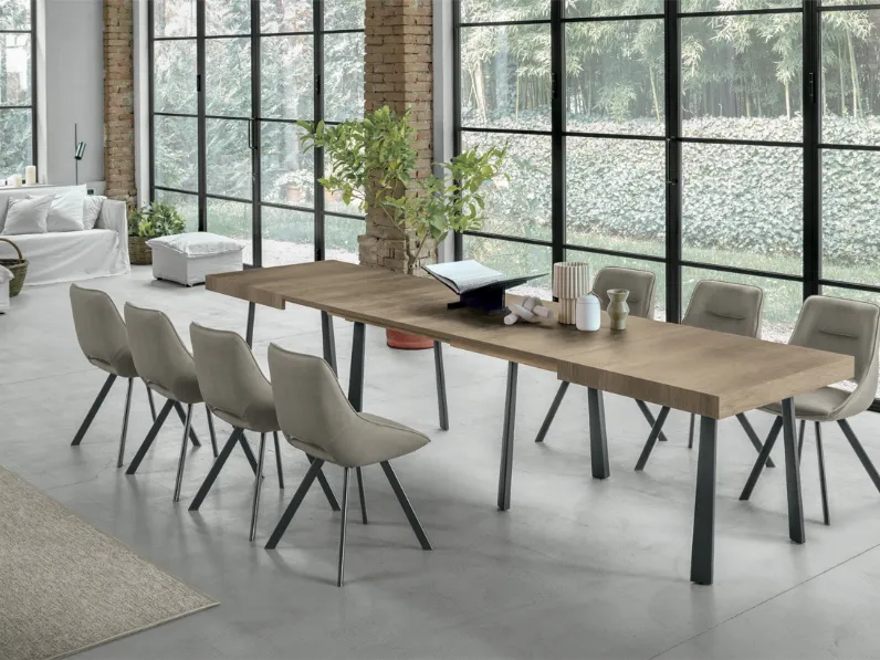 Tavolino trasformabile Dione Wood di Target Point