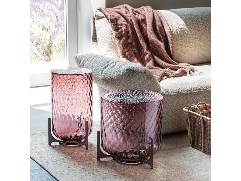 Tavolino in vetro soffiato Dodo di Cattelan Italia