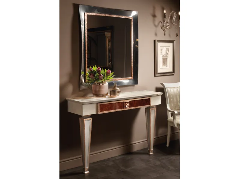Specchiera Dolce Vita con cornice in vetro di Arredoclassic