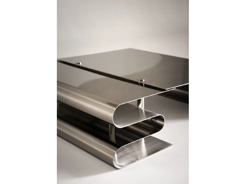 Tavolino Dune in acciaio di Baxter