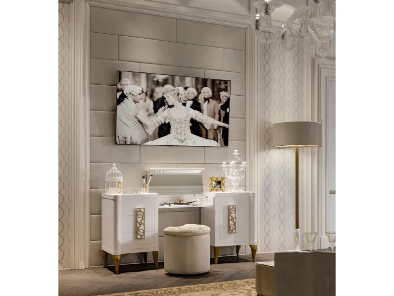 Pouf in tessuto Aura Elio di Valderamobili