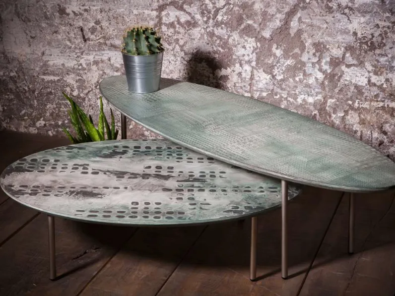 Tavolini Ellipse in legno finitura color Agave di MOS-Design